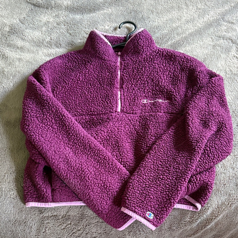 Champion Magenta Fleece Jacket